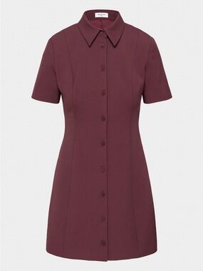 BABATON Telecast Dress (Rich Maroon)